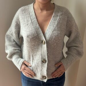 Cozy Knit Button-Up Cardigan